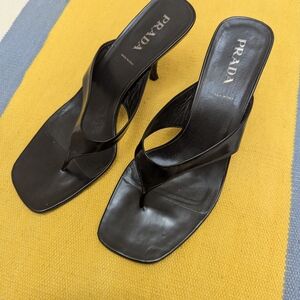 Prada Women's Black Sandals